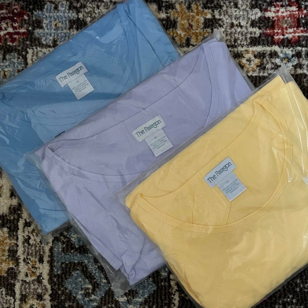 The Paragon plus size 1X LONG SLEEVE New in package three piece set